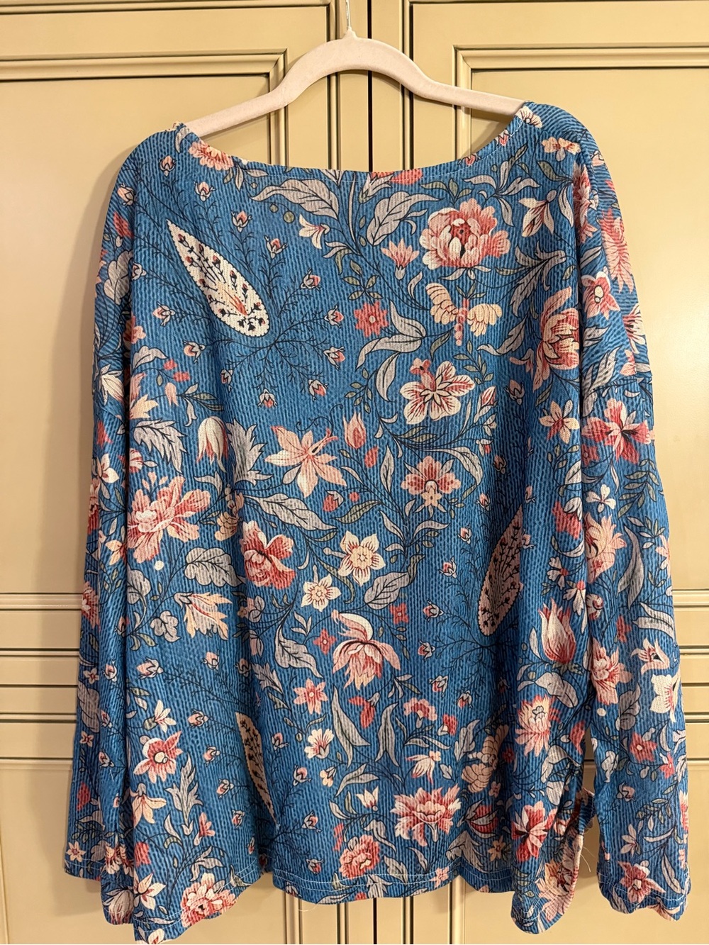 New Bundle 2 Boho Plus Size 2XL Boho Sun Peace and Floral Long Sleeve Shirt Top - Picture 8 of 10